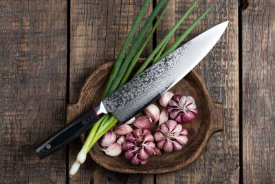 9006 Фотография Кухонный Нож Шеф Kanetsugu 9006