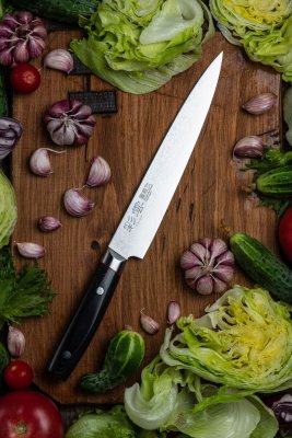 9009 Фотография Нож для нарезки слайсер Kanetsugu 9009