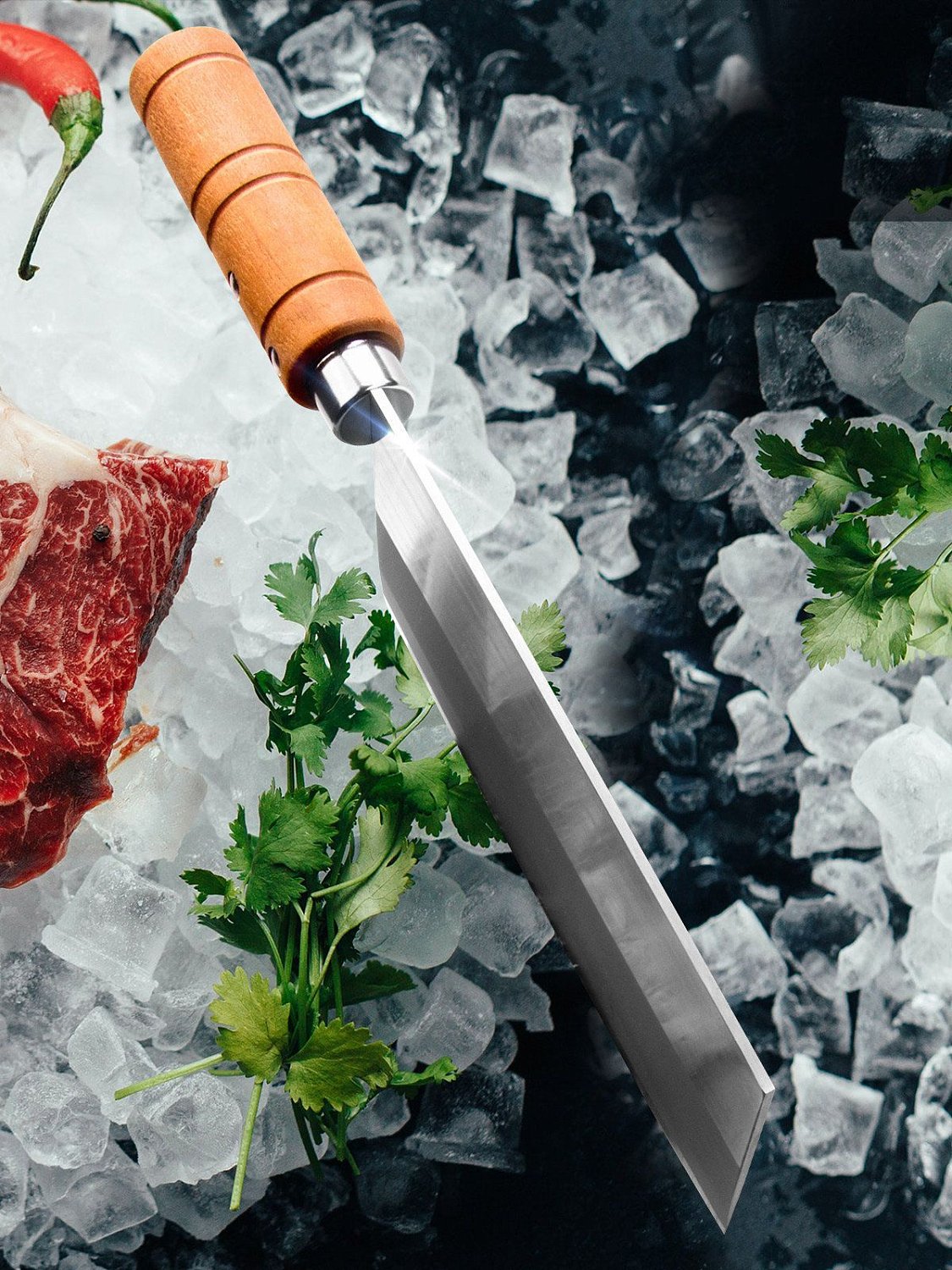 Кухонный Нож топорик Цай-Дао FUJI CUT FA-70