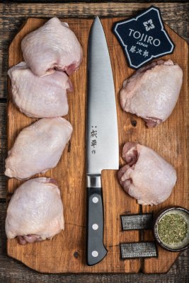 7007 Фотография Кухонный Нож Шеф Kanetsugu 7007