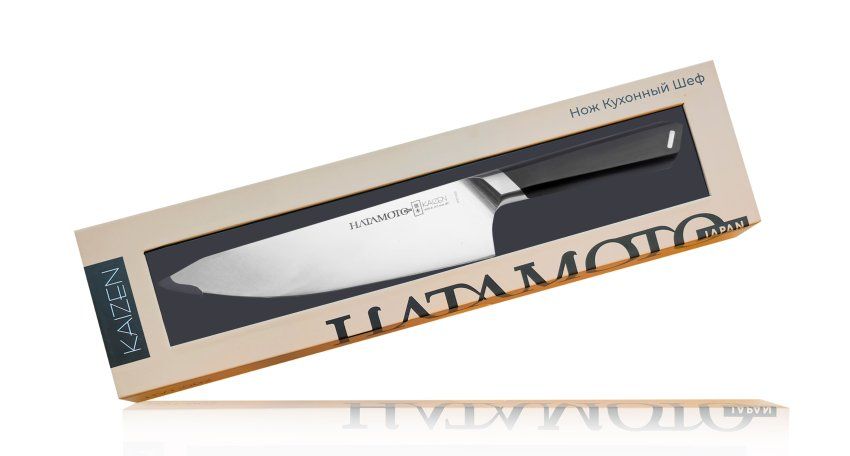 Фотография Кухонный Нож Шеф Hatamoto Kaizen HVT-002