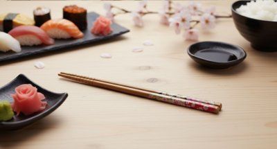 Фотография Палочки набор для еды Flower (made in Japan)