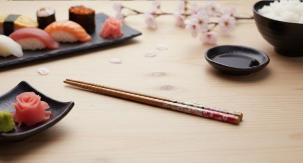 Фотография Палочки набор для еды Flower (made in Japan)