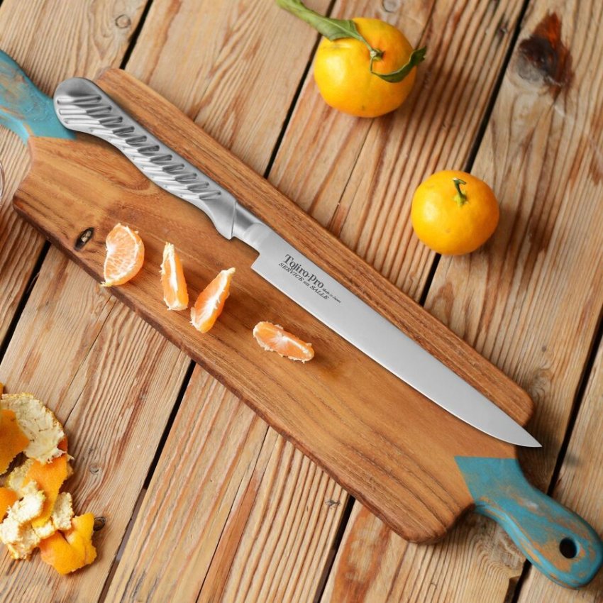 Фотография Кухонный Нож для нарезки слайсер TOJIRO FD-704